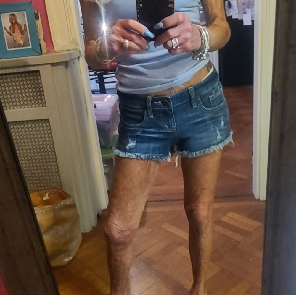 HP🔥🔥Mossimo Supply Co Denim Jean Shorts Juniors SZ 5 Low Rise